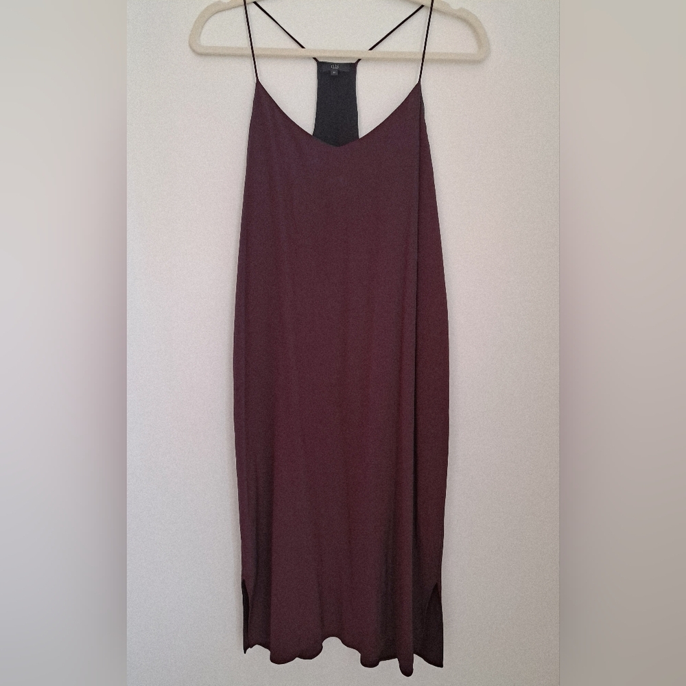 Tibi Purple Slip Dress